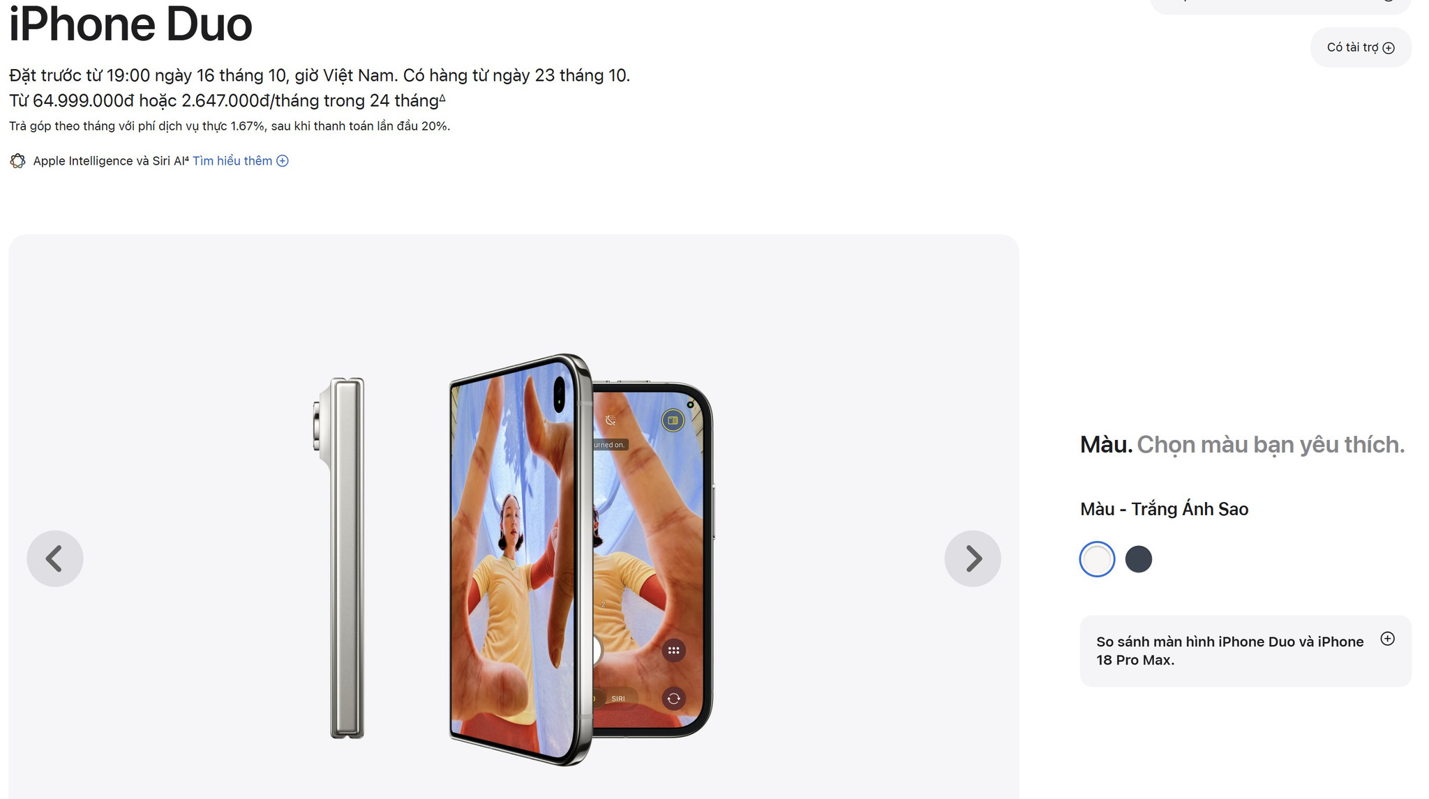 iPhone Duo Thiết kế táo bạo nhất của Apple trong gần 20 năm
