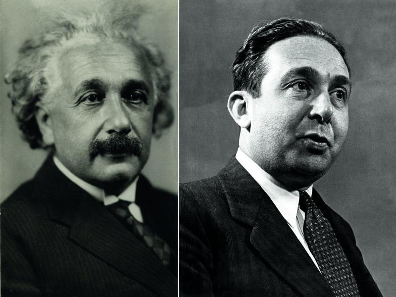 Albert Einstein và Leó Szilárd.