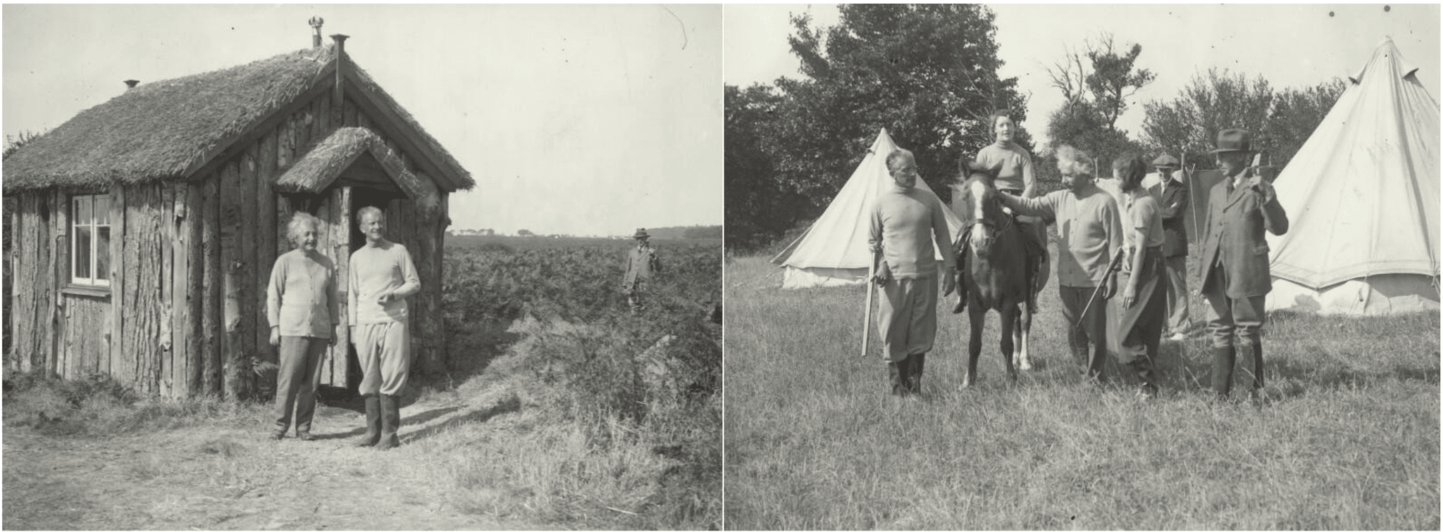 Albert Einstein được bảo vệ tại hạt Norfolk, Anh sau khi rời Đức năm 1933.