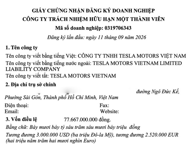 ong-lon-tesla -dang -ký- doanh- nghiep- tai- viet- nam