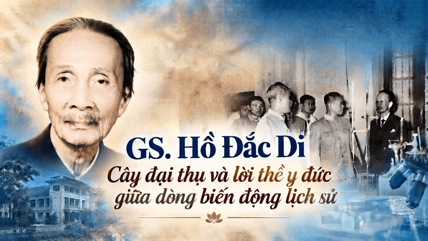 GS. Hồ Đắc Di Cây đại thụ và lời thề y đức giữa dòng biến động lịch sử 