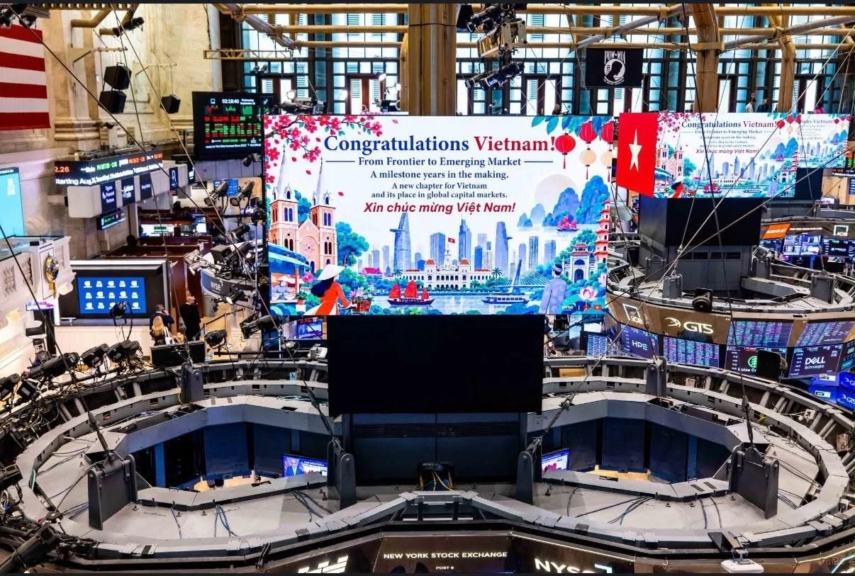 NYSE chúc mừng chứng khoán Việt Nam