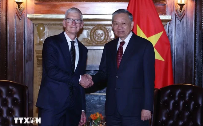 Tim cook_TBT Tô Lâm