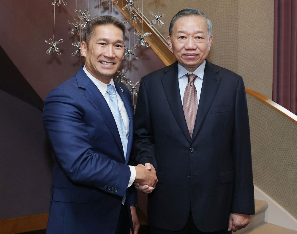 Tổng bí thư Tô Lâm gặp Hùng Cao