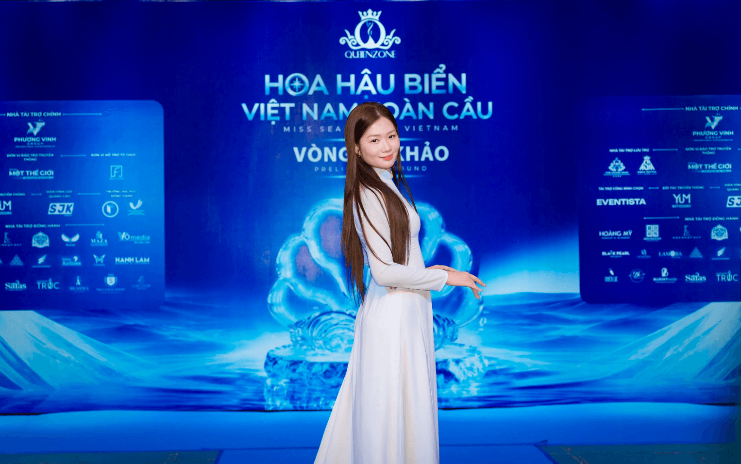 Nữ diễn viên phim 'Bóng ma hạnh phúc' tạo dấu ấn tại cuộc thi Hoa hậu biển Việt Nam toàn cầu 2026 