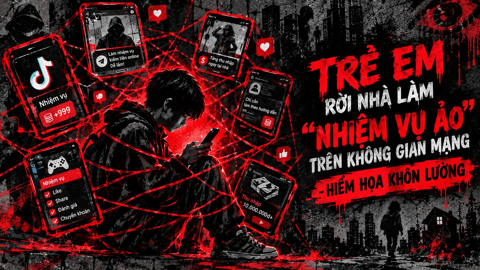 lừa đảo trẻ em