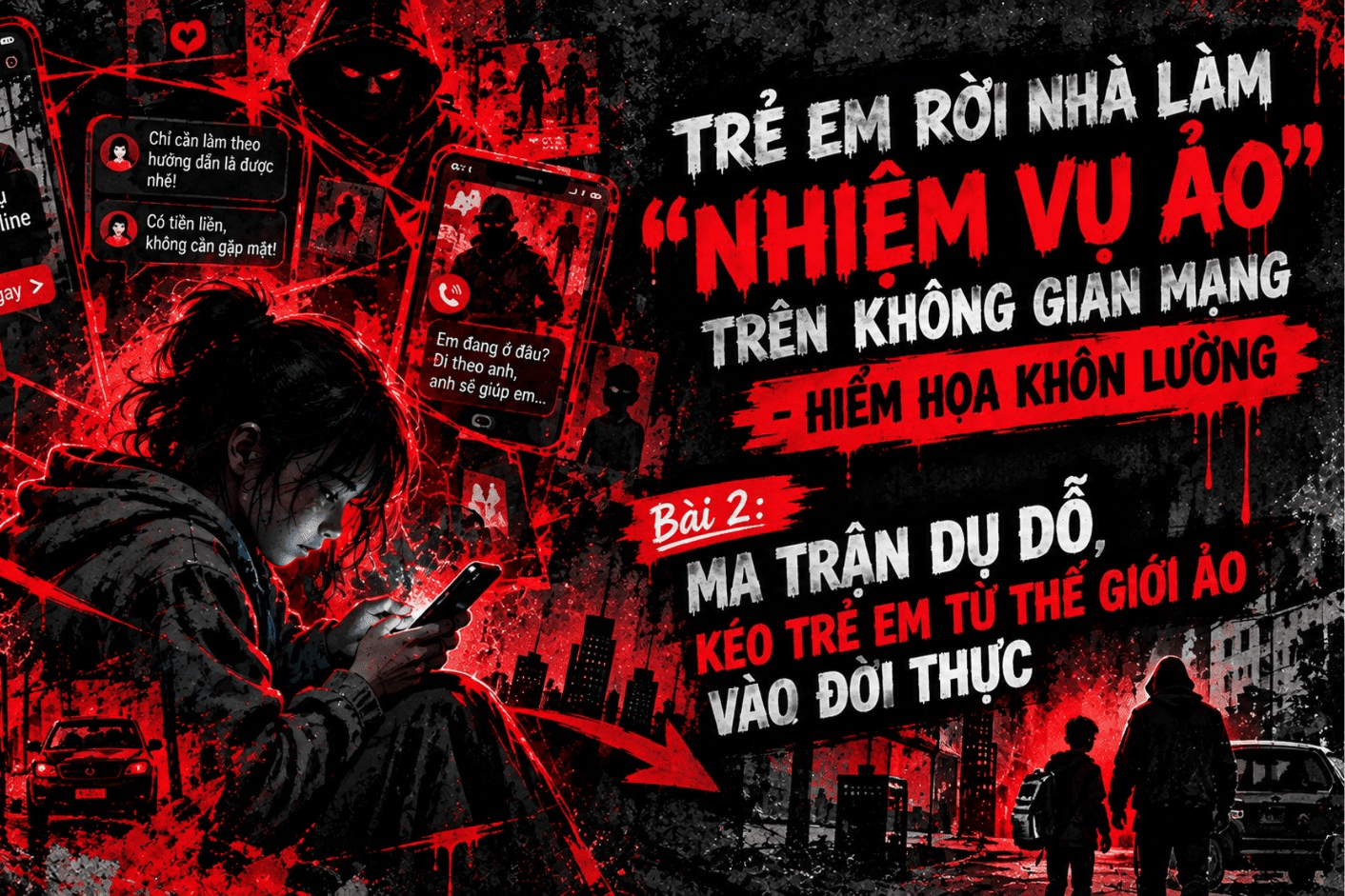 Trẻ em rời nhà làm 'nhiệm vụ ảo' Bài 2: Ma trận dụ dỗ, kéo trẻ từ thế giới ảo vào đời thực 