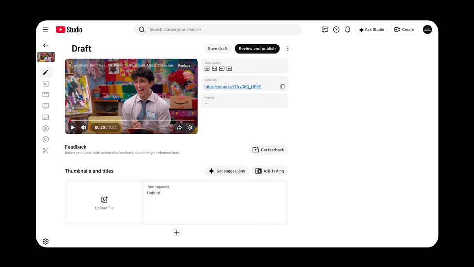 YouTube đưa Gemini vào quy trình sáng tạo: từ ý tưởng đến bảo vệ hình ảnh