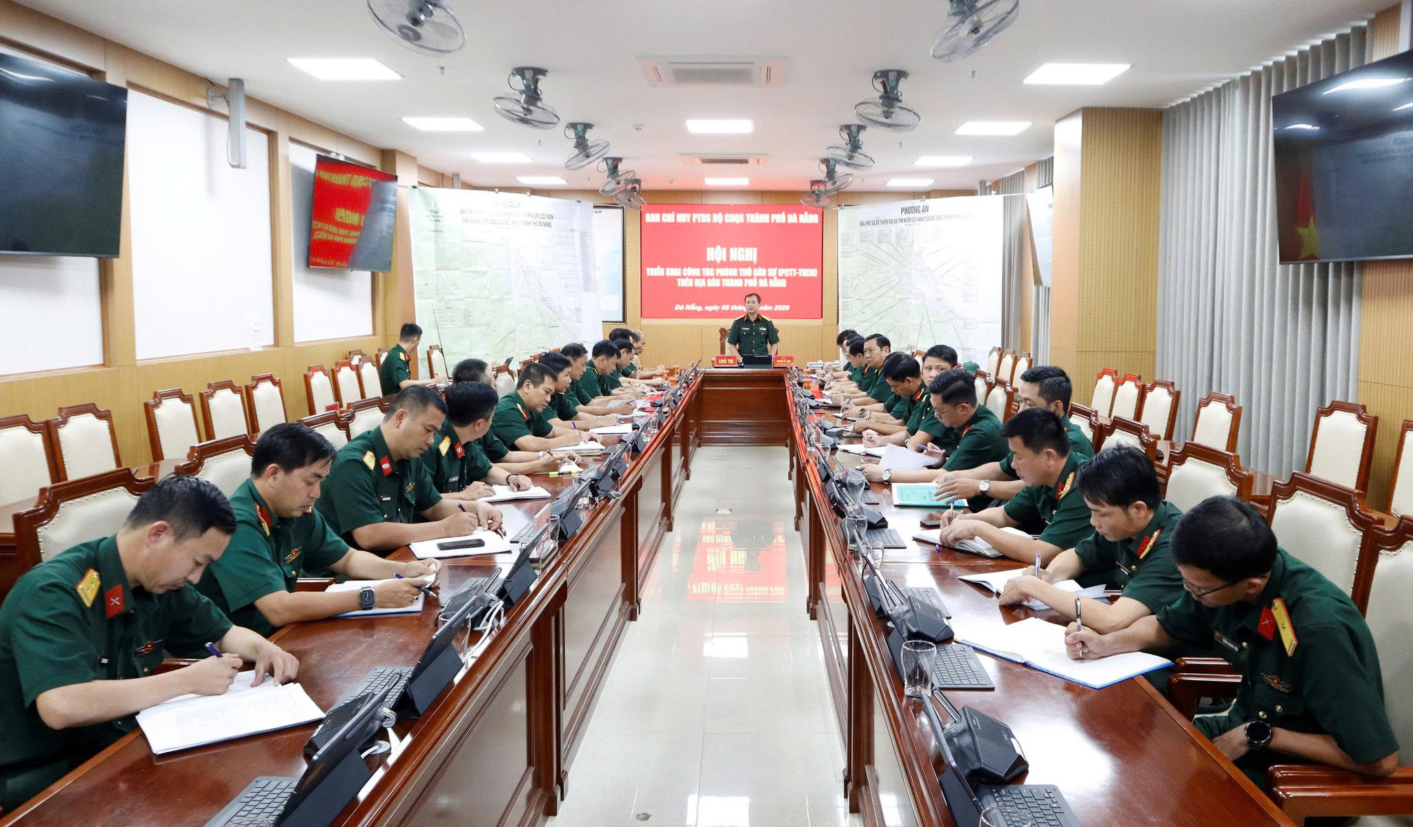 Bộ CHQS TP. Đà Nẵng kích hoạt phương án phòng chống thiên tai từ ngày 8/10.
