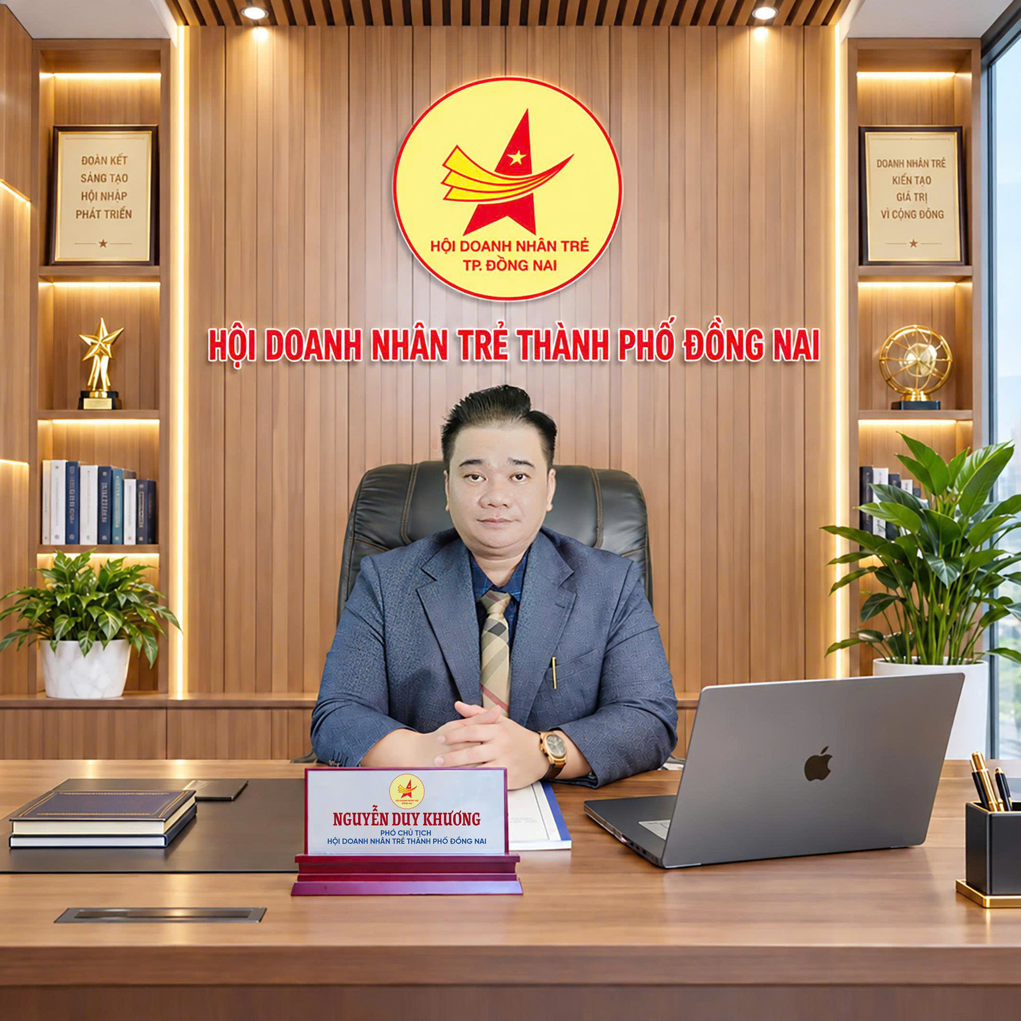 Ông Nguyễn Duy Khương - Phó chủ tịch Hội Doanh nhân trẻ TP. Đồng Nai cho rằng, doanh nhân Việt cần làm chủ công nghệ và pháp luật để nâng sức cạnh tranh. Ảnh: Nhân vật cung cấp
