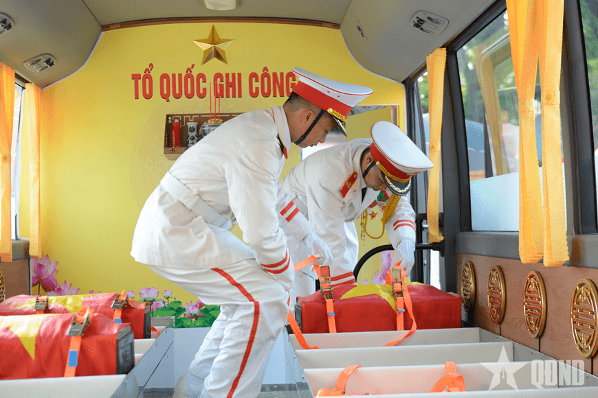 Tổng duyệt Lễ viếng, Lễ truy điệu và an táng hài cốt liệt sĩ được tìm kiếm, quy tập tại Công viên văn hóa Lê Thị Riêng.