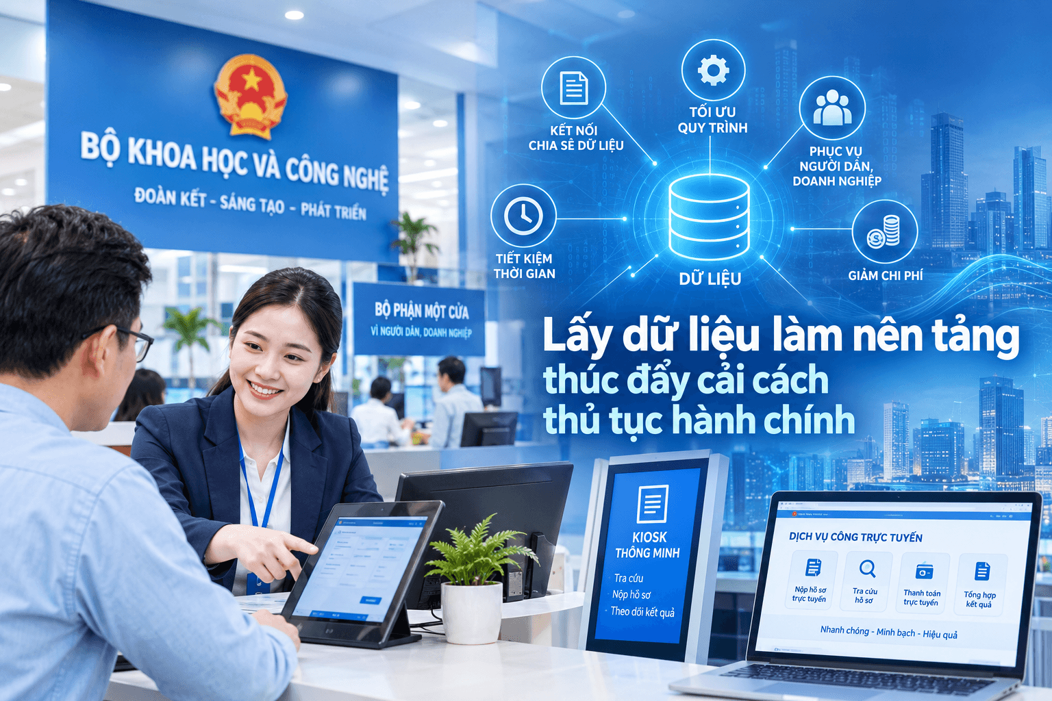 cải cách thủ tục hành chính Bộ Khoa học và công nghệ
