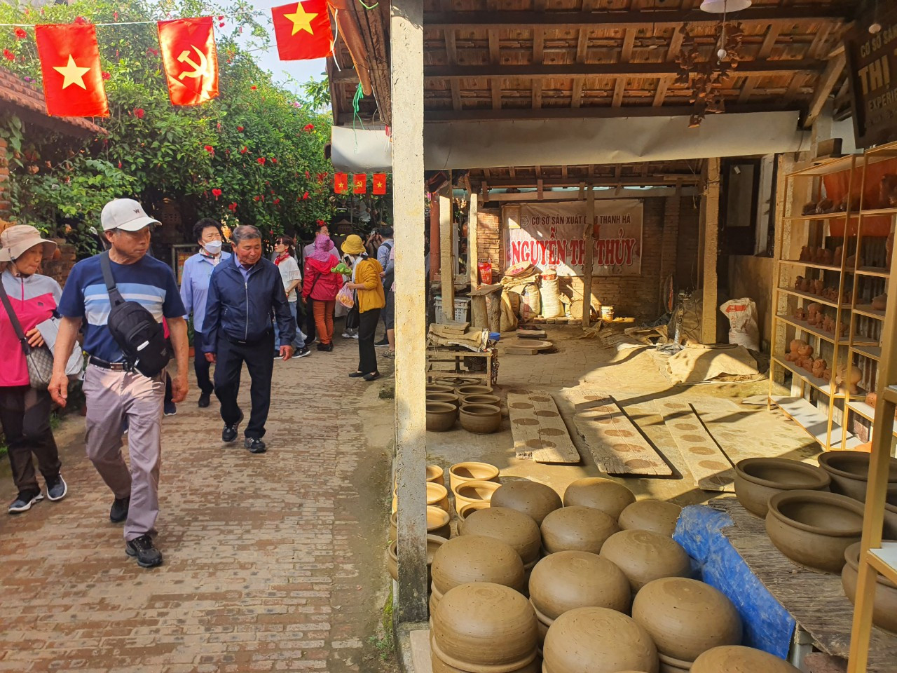 Làng gốm Thanh Hà ở phía tây Phố cổ Hội An, một điểm đến được du khách yêu thích.