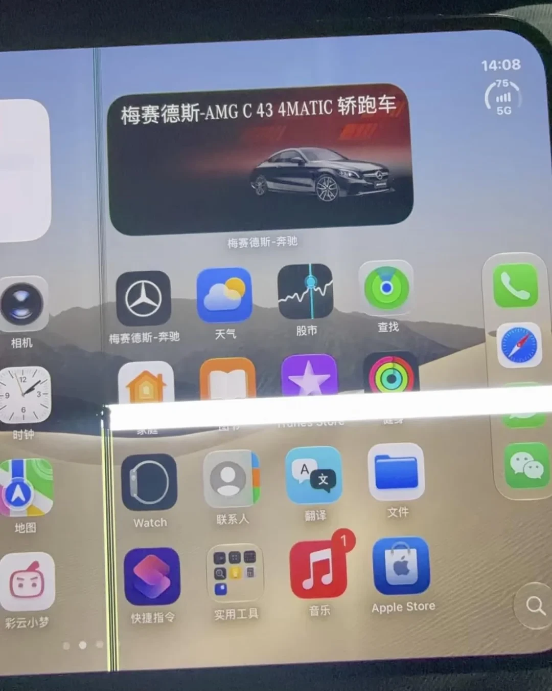 Một số iPhone Duo nứt màn hình gần bản lề. Ảnh: X và Reddit