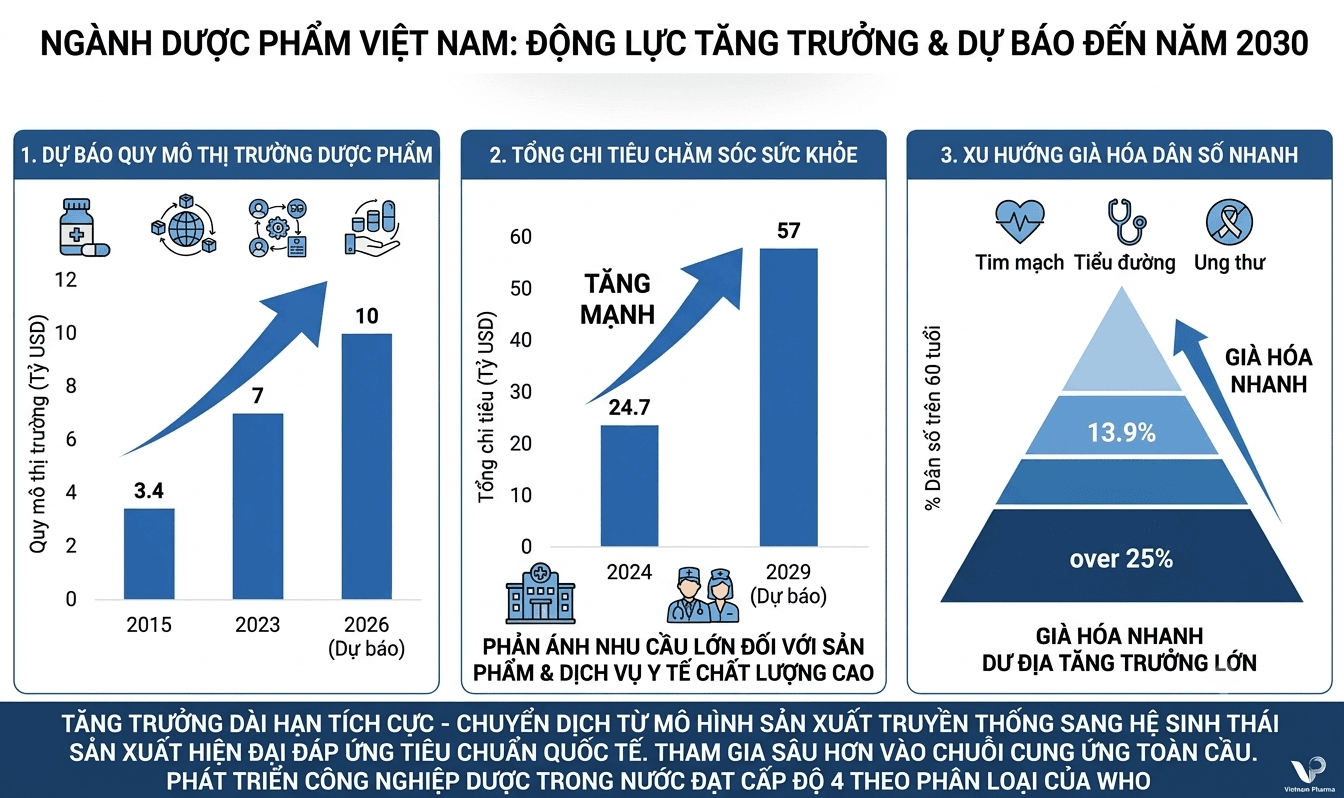 biểu đồ ngành dược