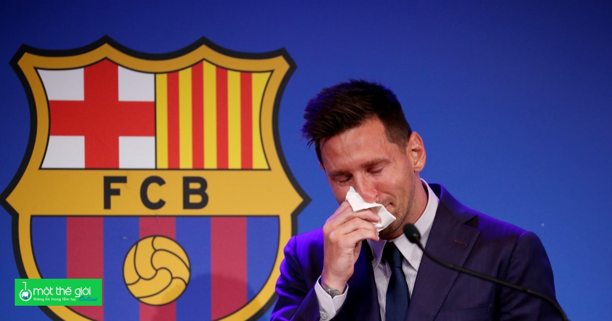 Messi khóc nức nở, nói đã làm tất cả để ở lại Barcelona, chưa đạt thỏa ...