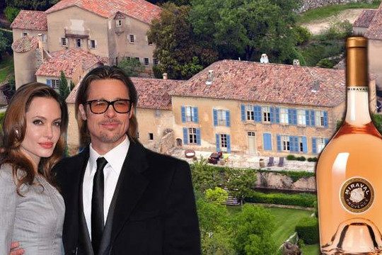 Rượu vang mới của cặp đôi Angelina Jolie và Brad Pitt 
