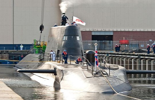 Anh hạ thủy siêu tàu ngầm lớp Astute trị giá 1,7 tỉ USD