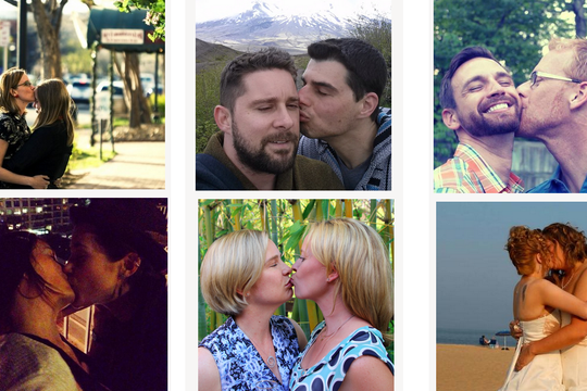 Chiến dịch 'Hãy hôn nhau nhiều hơn' dành cho các đôi đồng tính