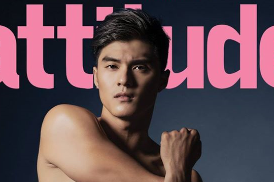 Lâm Vinh Hải 'ngực trần' trên bìa của tạp chí dành cho người đồng tính