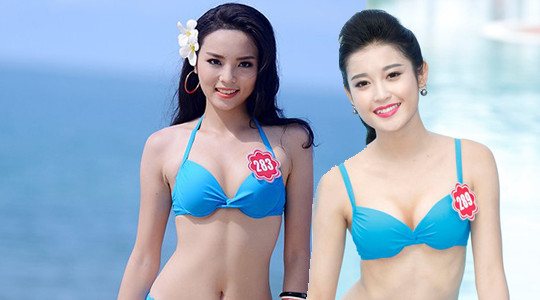 Ảnh 'độc' Hoa hậu Nguyễn Cao Kỳ Duyên và Á hậu Huyền My tại HHVN 2014