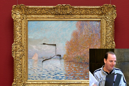 Phá tranh 224 tỉ đồng của Claude Monet, ngồi tù 6 năm