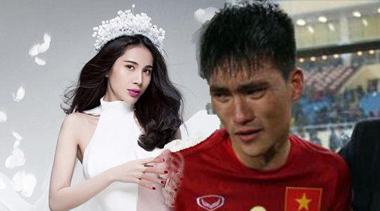 Thủy Tiên khóc cùng Công Vinh sau trận thua tại AFF suzuki cup 2014