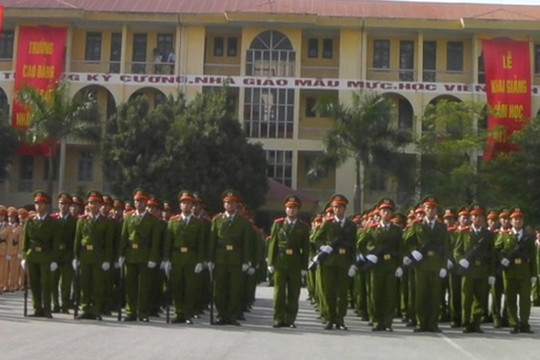 CĐ An ninh Nhân dân I, II chỉ tuyển 250 học viên năm 2015