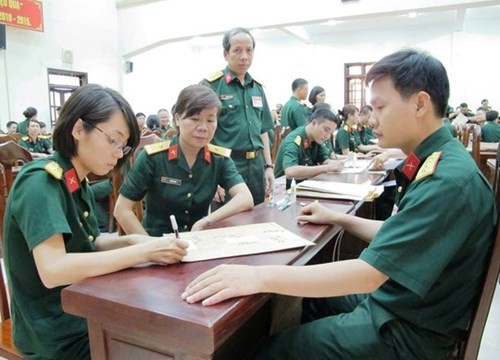 Chỉ tiêu tuyển sinh 2015: Trường sĩ quan chính trị tuyển 770 chỉ tiêu