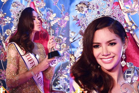 Vẻ đẹp rạng ngời của tân Hoa hậu chuyển giới Thái Lan