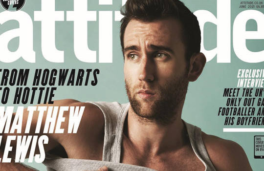 Chàng 'Neville Longbottom' nóng bỏng trên bìa tạp chí đồng tính