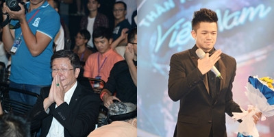 Bố Trọng Hiếu bật khóc khi con trai giành giải quán quân 'Vietnam Idol 2015'