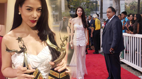Trương Ngọc Ánh 'một mình' đi nhận giải thưởng điện ảnh quốc tế 