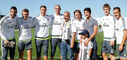 Real Madrid tiếp đón gia đình người tị nạn đặc biệt