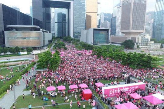 Số lượng người tham dự sự kiện Pink Dot Hongkong cao kỷ lục