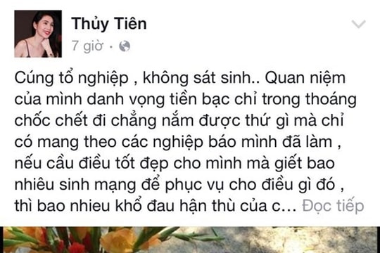 Thủy Tiên mang 'Điệp vụ 3 Lờ' lên mâm cúng Tổ Nghiệp