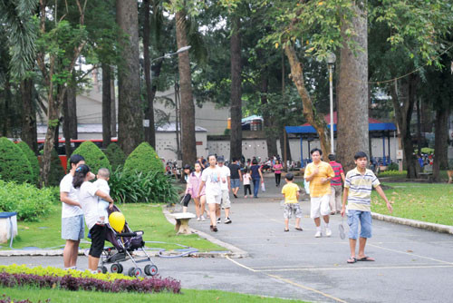 Năm 2017, công viên Tao Đàn sẽ là nơi chứa hàng nghìn ô tô, xe máy