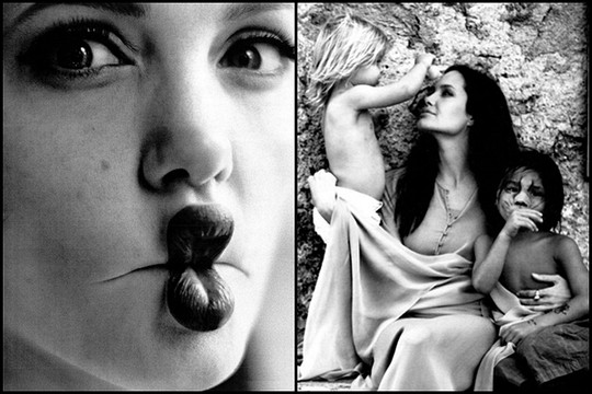 Ngắm vẻ đẹp kiêu sa của Angelina Jolie qua những bức ảnh đen trắng của Brad Pitt