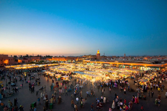 Marrakesh, Ma-rốc, đứng đầu top điểm đến phổ biến nhất trên thế giới