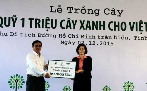 10.520 cây xanh trồng mới tại Khu di tích đường Hồ Chí Minh