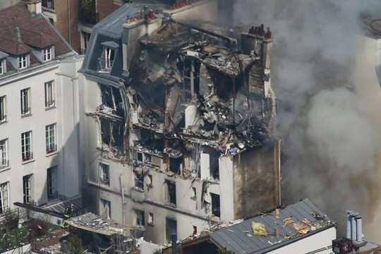 Nổ khí gas ở chung cư tại Paris, 17 người bị thương