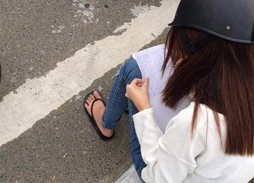 CSGT Đà Nẵng phạt nữ sinh vi phạm giao thông chép tay 50 lần