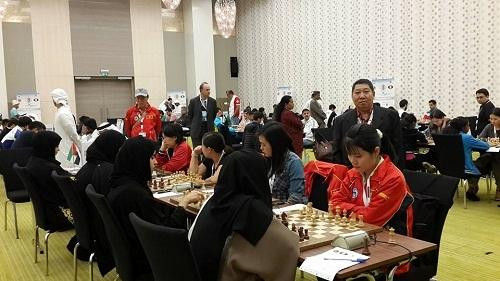 Giải vô địch cờ vua châu Á: Tuyển nữ hạng 5, tuyển nam hạng 9
