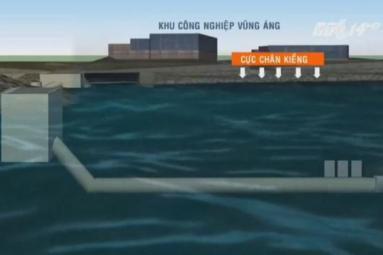 Clip: Ống xả thải của Formosa dưới đáy biển Vũng Áng
