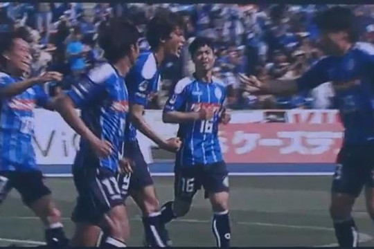 Clip Công Phượng lần đầu tiên ra mắt đấu trường J-League 2, Mito Hollyhock hòa 1-1