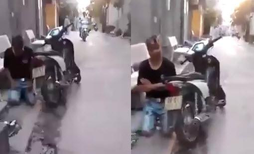 5 clip hot nhất ngày: Quỳ lạy người yêu giữa đường vì nhìn trộm gái