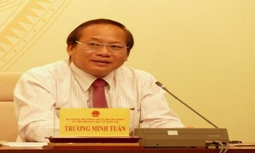 Bộ trưởng Trương Minh Tuấn: Kiểm tra ngay việc chặn tin nhắn có  từ 'bầu cử'