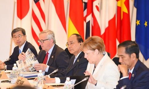 Thủ tướng Nguyễn Xuân Phúc nói về Biển Đông tại hội nghị G7 mở rộng