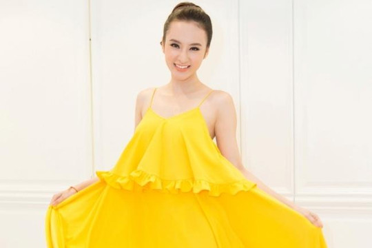 Angela Phương Trinh diện trang phục Xuân - Hè 2016 của Đỗ Mạnh Cường
