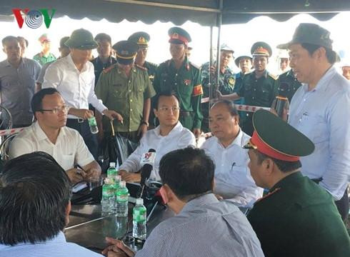 Thủ tướng đến Đà Nẵng đích thân chỉ đạo tìm kiếm nạn nhân vụ chìm tàu